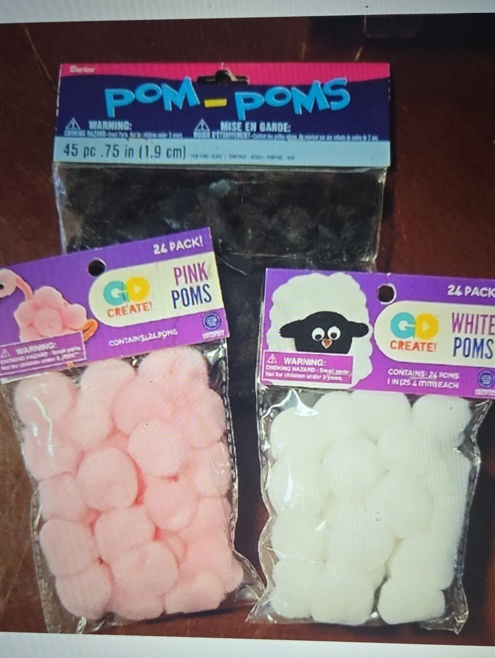 Party & Craft Pom Poms Bundle
